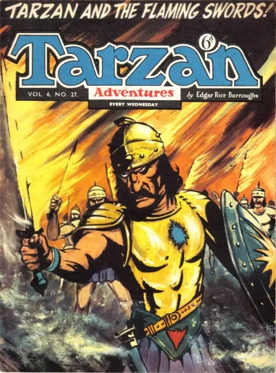 Cover of Tarzan and the Flaming Swords