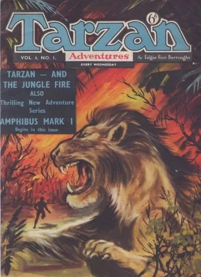 Cover of Tarzan and the Jungle Fire