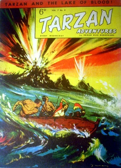 Cover of Tarzan and the Lake of Blood