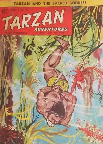 Cover of Tarzan and the Sacred Goddess