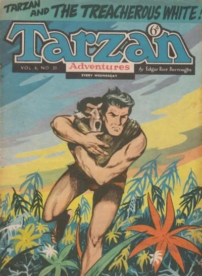 Cover of Tarzan and the Treacherous White
