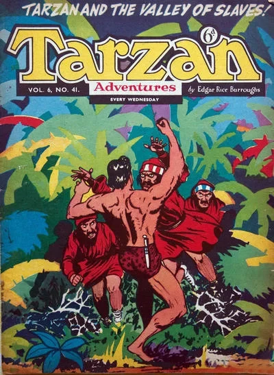Cover of Tarzan and the Valley of Slaves!
