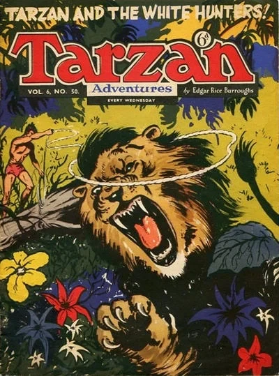 Cover of Tarzan and the White Hunters!