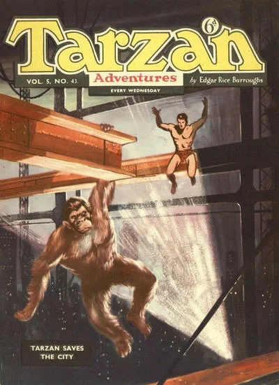 Cover of Tarzan Saves the City