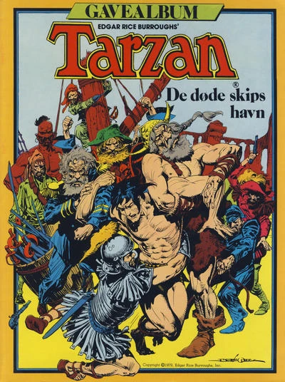 Cover of Tarzan gavealbum - De døde skips havn