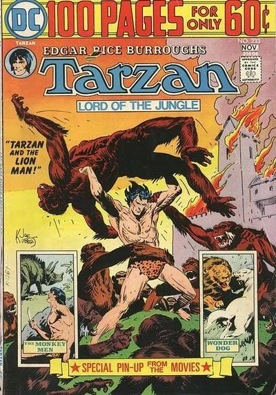 Cover of Tarzan and the Lion Man!