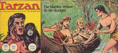 Cover of De blanke vrouw in de djungel