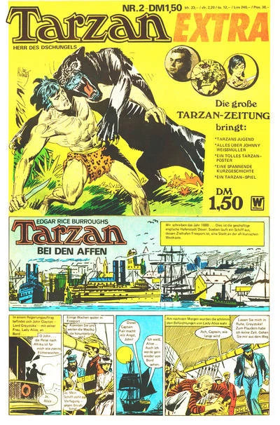 Cover of Tarzan bei den Affen