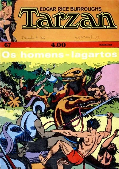Cover of Os homens-lagartos