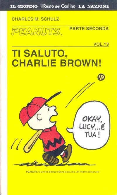 Cover of Ti Saluto, Charlie Brown!