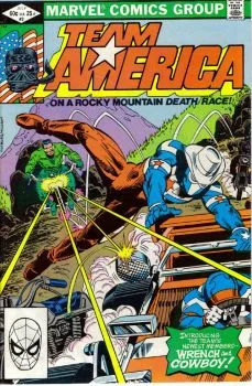 Cover of Team America on a Rocky Mountain Death Race!