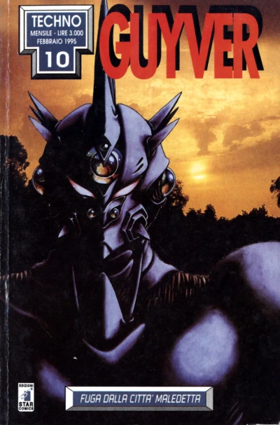 Cover of Guyver 10: Fuga dalla citta' maledetta