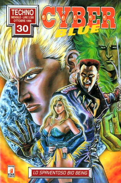 Cover of Cyber blue 5: Lo spaventoso bio being