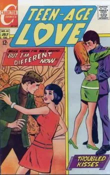 Cover of Troubled Kisses; But I'm Different... Now!; Jonnie Love: The Girl In The Fiery Ring