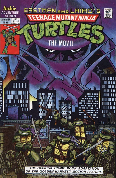Cover of TMNT the movie