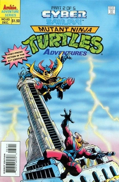 Cover of Cyber Samurai Mutant Ninja Turtles part 2 of 5