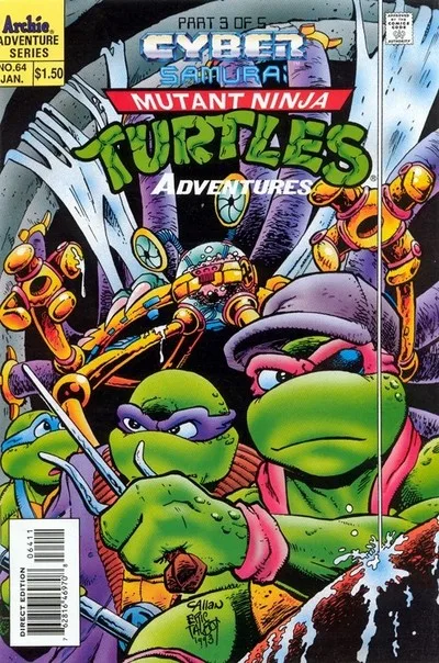 Cover of Cyber Samurai Mutant Ninja Turtles part 3 of 5