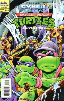 Cover of Cyber Samurai Mutant Ninja Turtles part 3 of 5