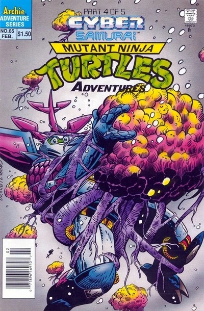 Cover of Cyber Samurai Mutant Ninja Turtles part 4 of 5