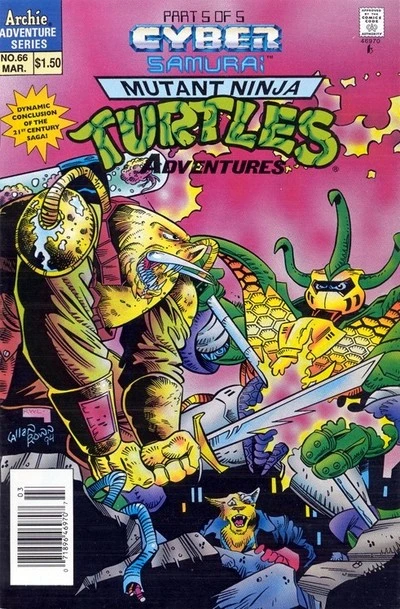 Cover of Cyber Samurai Mutant Ninja Turtles part 5 of 5