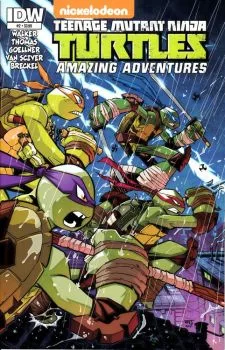 Cover of Zodiac Part 2; Zine-age Mutant Ninja Turtles