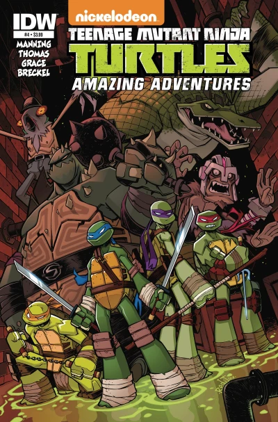 Cover of The Meeting of the Mutanimals Part Two; Donnie Finds A Relic