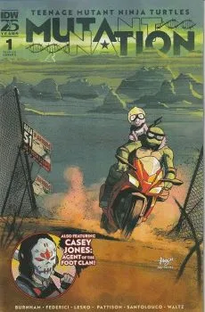 Cover of Ambush at Area 51!; Casey Jones Agent of The Foot Clan