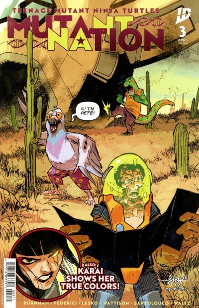 Cover of Ambush at Area 51!, Part 3; Casey Jones Agent of The Foot Clan. Part 3: Third Period