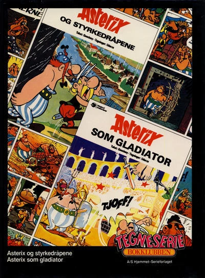 Cover of Asterix og styrkedråpene; Asterix som gladiator