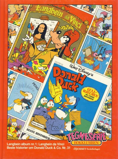 Cover of Beste historier om Donald Duck & Co. nr. 31; Langbein album nr. 1: Langbein da Vinci