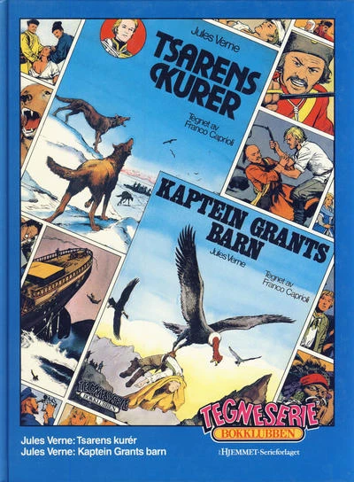 Cover of Jules Verne: Tsarens kurér; Jules Verne: Kaptein Grants barn