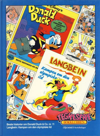 Cover of Beste historier fra Donald Duck & Co. nr. 11; Langbein: Kampen om den olympiske ild