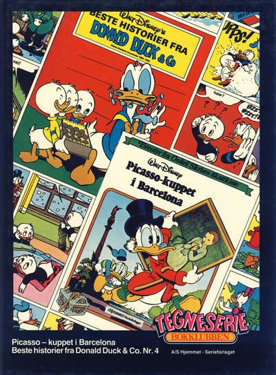 Cover of Picasso-kuppet i Barcelona; Beste historier fra Donald Duck & Co. nr. 4