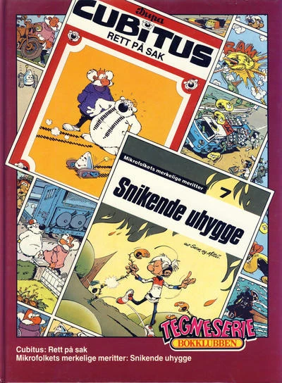 Cover of Mikrofolkets merkelige meritter: Snikende uhygge; Cubitus: Rett på sak