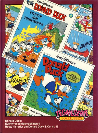 Cover of Donald Duck: Eventyr med tidsmaskinen; Beste historier om Donald Duck & Co. nr. 15