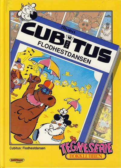 Cover of Cubitus: Flodhestdansen; Donald Duck: Regnbueskatten