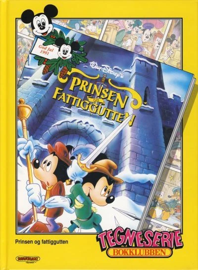 Cover of Prinsen og fattigutten; Jul i Andeby - og andre steder