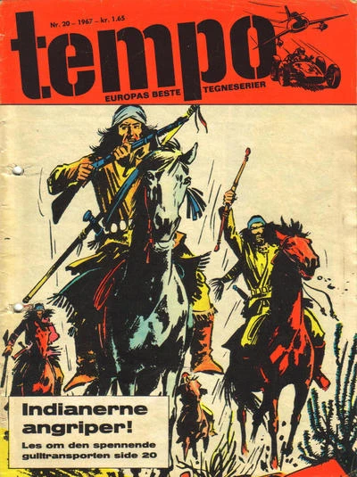 Cover of Indianerne angriper!