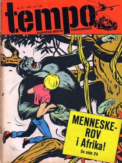 Cover of Mennseske Rov i Afrika!