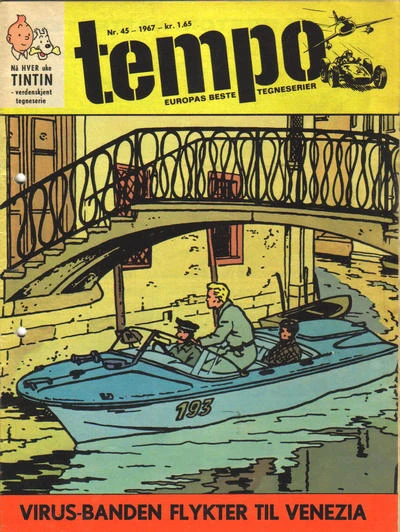 Cover of Virus-Banden Flykter til Venezia