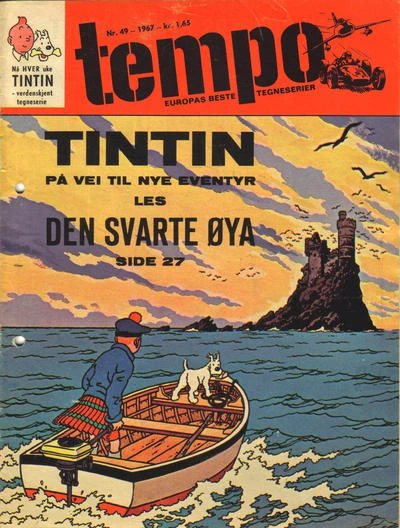Cover of Tintin: Den Svarte Oya