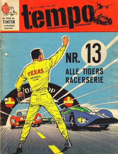 Cover of Nr. 13 Alle Tiders Racerserie