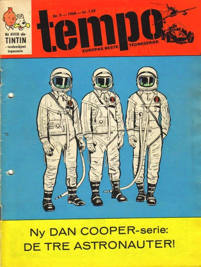 Cover of Dan Cooper: De Tre Astronauter