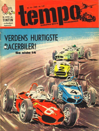 Cover of Verdens Hurtigste racerbiler!