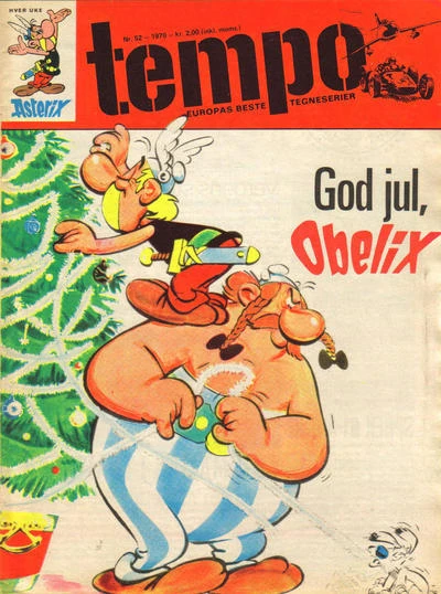 Cover of God jul, Obelix