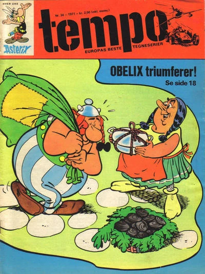 Cover of Obelix triumferer!