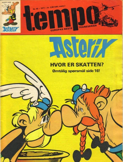 Cover of Asterix Hvor er Skatten?