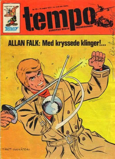 Cover of Allan Falk: Med kryssede klinger!