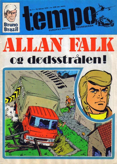 Cover of Allan Falk og dodsstralen!