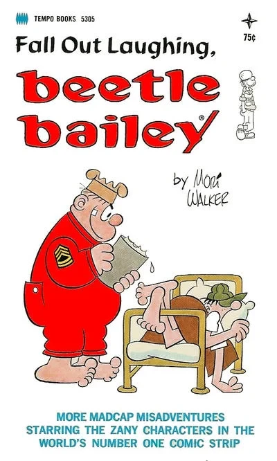 Cover of Fall Out Laughing, Beetle Bailey